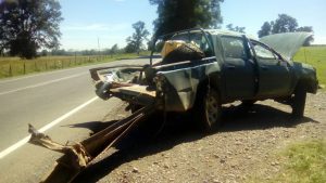 Choque en ruta 215 dejó a cuatro personas lesionadas