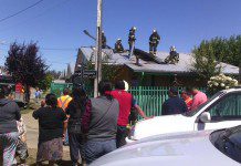 Dos incendios simultáneos dejaron 3 viviendas afectadas en Osorno.