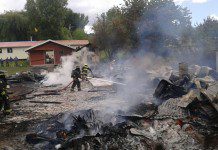 Violento incendio afecta a escuela rural de Puerto Octay