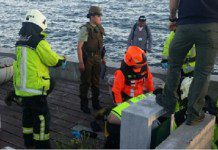 Una persona fue hallada muerta flotando en el mar de Puerto Montt.