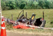 Padres y su bebé pierden la vida en trágico accidente en ruta 215