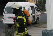 Derrame de nitrógeno en un vehículo generó alerta en centro de Osorno