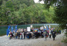 Rogativa para defender el Rio Bueno realizaron Comunidades Mapuches.