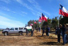 Centenares de agricultores se reunieron en Ercilla en rechazo a atentados terroristas