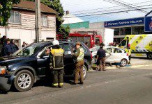 Conflictivo cruce fue escenario de tres accidentes de tránsito en un mismo día en Osorno