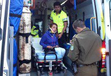 Una mujer lesionada en colisión por alcance en el centro de Osorno.