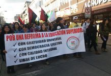 Pese a las presiones, estudiantes de la ULA, secundarios y técnicos marcharon por gratuidad universal en Osorno.