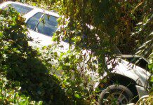 Vehículo cae a zanja de cinco metros en sector oriente de la ciudad de Osorno