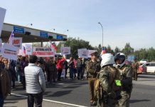 Agricultores de Vll y Vlll región se manifestaron por modificación del Código de Aguas