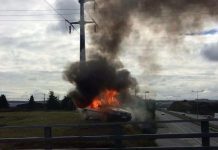 Hombre quedó grave luego de intentar quemarse al interior de su vehículo en Pto. Montt.