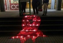 Velatón por día internacional de las personas fallecidas a causa del VIH en Osorno.
