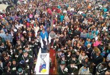 Multitudinario adiós a menor asesinada en Calbuco