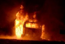 Encapuchados quemaron 5 máquinas forestales en Lautaro.