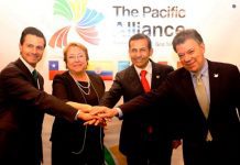 Seis Presidentes de países americanos llegan a Cumbre de la Alianza Pacífico