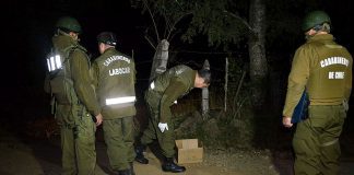 Siete encapuchados detenidos por presunta autoría en atentado terrorista en Cañete.