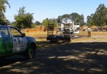 Encapuchados incendian cuatro maquinarias forestales en La Araucanía