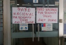 Organismos públicos en Osorno se suman a paro indefinido ANEF