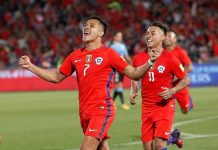 Chile ganó de local 3-1 a selección de Uruguay