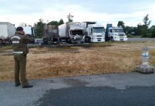 Dos camiones resultaron quemados en #Osorno