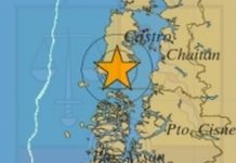 Terremoto 7,6º Ritcher se registró en la región de Los Lagos