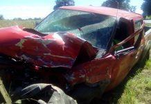 Choque en ruta 215 dejó a cuatro personas lesionadas