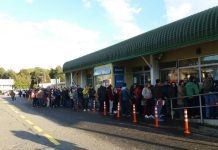 Gran flujo de público este fin de semana en paso Cardenal Samoré