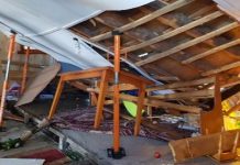 Ocho heridos dejó derrumbe de piso en Iglesia de #Quellón