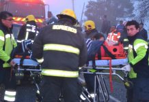 Cinco personas heridas dejó colisión en Río Negro