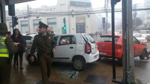 Choque en centro de #Osorno dejó tres personas lesionadas