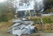 Incendio consumió en su totalidad vivienda en la comuna de San Juan de la Costa