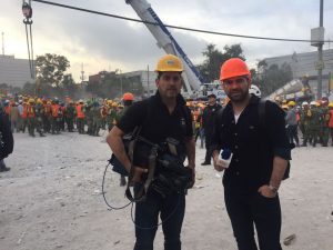 Periodista Osornino relata testimonio tras cubrir en terreno terremoto en México