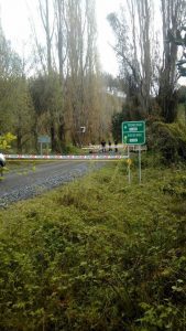 Puente de madera cede en su base y genera corte de ruta en U-22 comuna de San Pablo