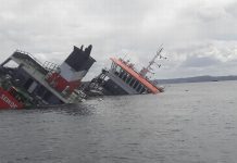 Sernapesca confirmó derrame de combustible en el mar tras hundimiento de barco en Chiloé