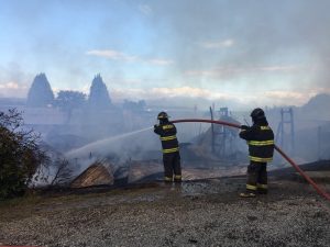 A solicitud de Fiscalía de Río Negro investigan origen de incendio en Lácteos Puerto Octay