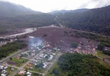 Se reanudaron los trabajos de búsqueda de desaparecidos en Villa Santa Lucia