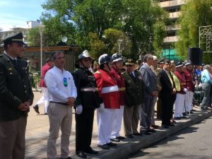 Un impecable desfile realizó el Cuerpo de Bomberos de Osorno