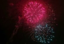Fuegos artificiales de fin año en la provincia de Osorno