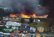 Castro: Bomberos evitó que Liceo Técnico Profesional fuese arrasado por incendio