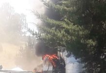 Incendio afecta a supermercado Acuenta de Rahue en Osorno