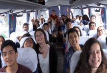 Jóvenes voluntarios de Chiloé viajaron a Temuco a visitar al Papa Francisco