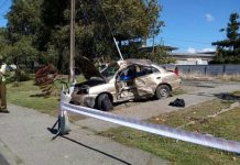 Un fallecido deja choque con volcamiento de un automóvil en Puerto Montt