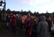 Una treintena de vecinos de Calbuco cortaron la ruta V- 85 en demanda por viviendas sociales