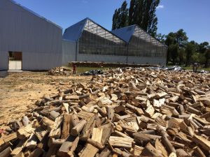 Leña húmeda gran parte del problema de contaminación, pero también es parte de la solución.
