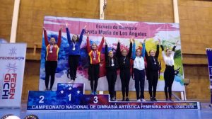 Colegio Alianza Francesa destacó en Campeonato Nacional de Gimnasia Artística Femenina USAG 2018