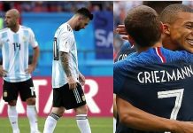 Argentina perdió 4-3 contra Francia y se despidió del Mundial Rusia 2018