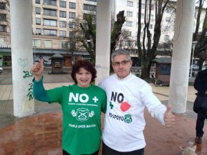 Movimiento en apoyo a Carabineros se manifestó en las calles de Osorno  para exigir más comprensión con la institución