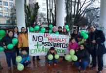 Movimiento en apoyo a Carabineros se manifestó en las calles de Osorno para exigir más comprensión con la institución