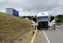 Camión brasileño protagoniza accidente en ruta 5 de Osorno