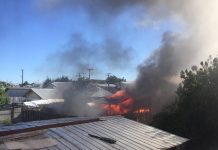 Incendio afectó a dos viviendas en Villa Lololhue