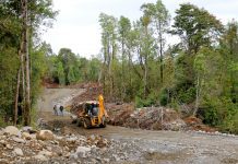En Puerto Montt continúan los trabajos de mejoramientos de conectividad entre los sectores de la Vara, Senda Central y Alerce